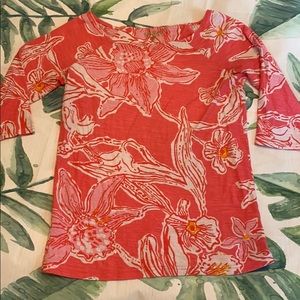 Little Pulitzer 3/4 Sleeve T-Shirt